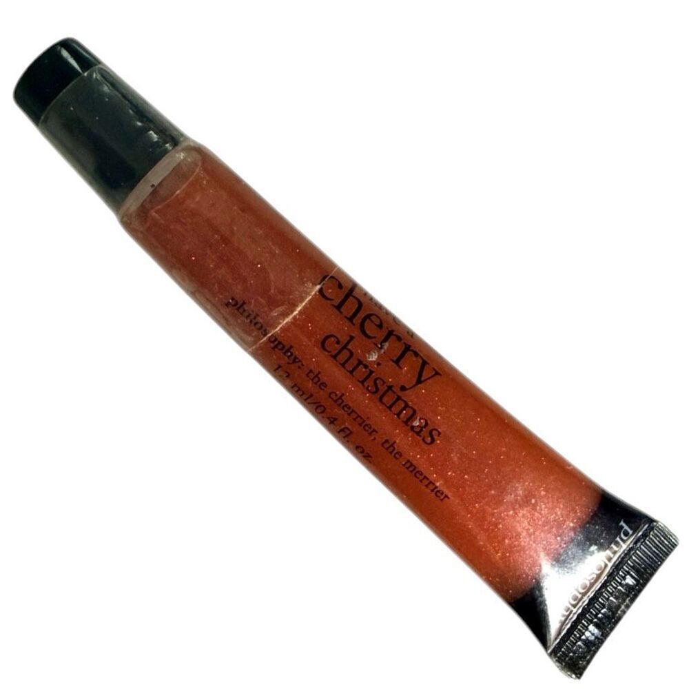 New Philosophy Lip Shines Gloss Have a Cherry Christmas Retired Sealed Shimmer